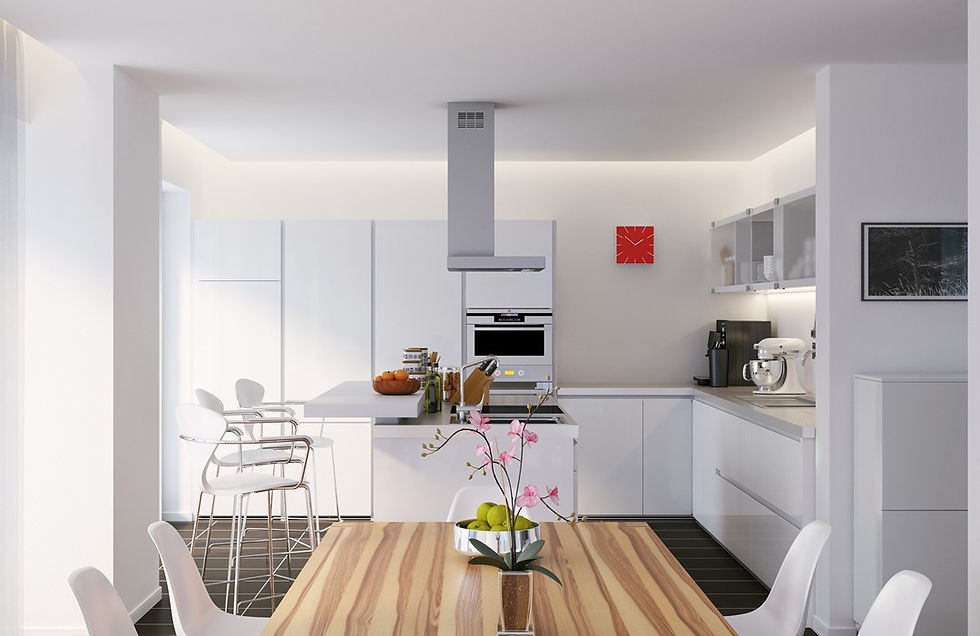 Miniaturebillede: HEX 24W LED loftslampe Ø500 mm