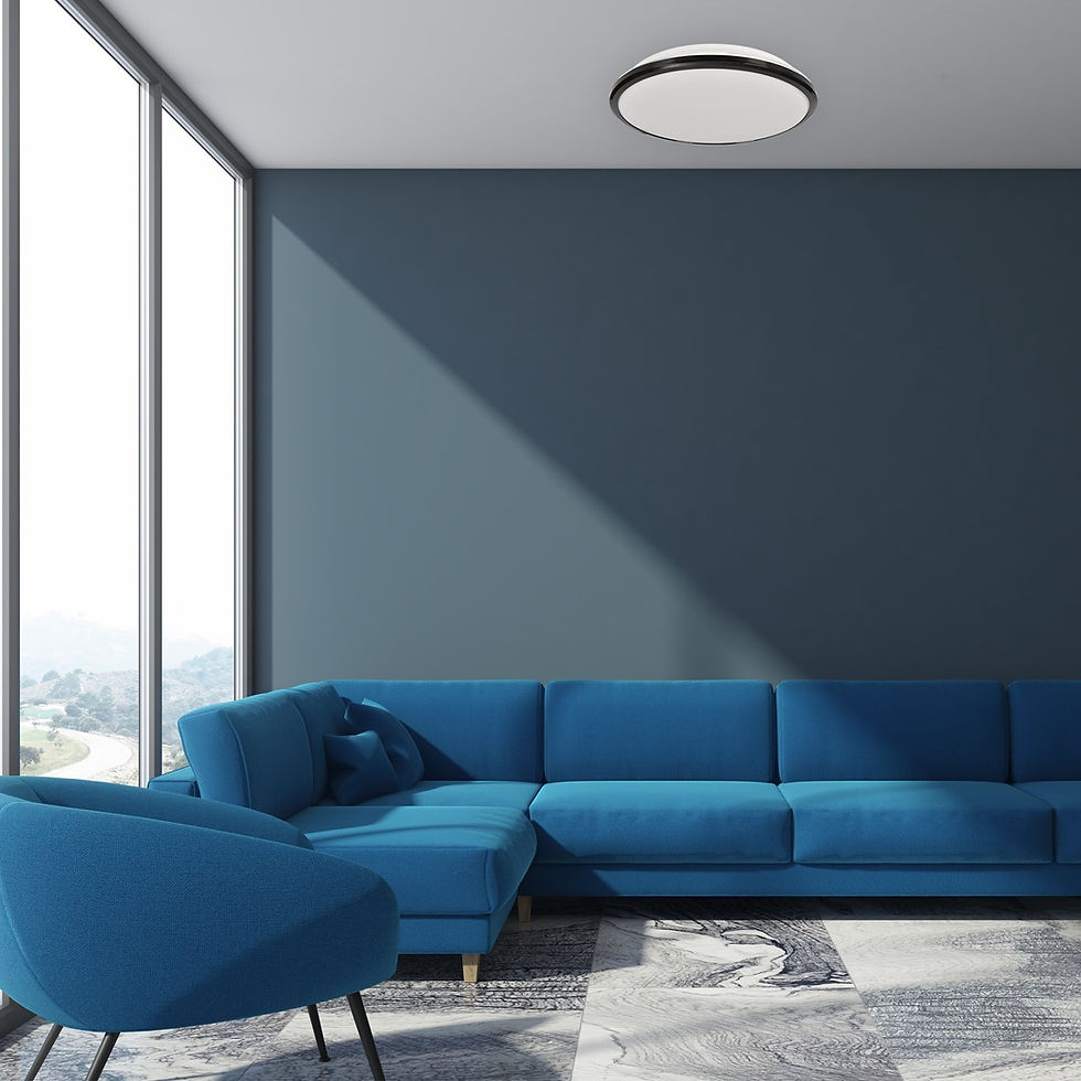 Miniaturebillede: TERMA SORT 18W LED IP44 loftslampe Ø280 mm