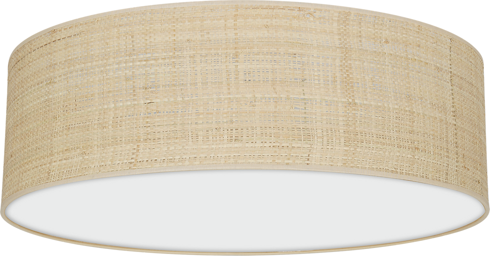 Miniaturebillede: MARSHALL WHITE / RATTAN loftslampe 3xE27