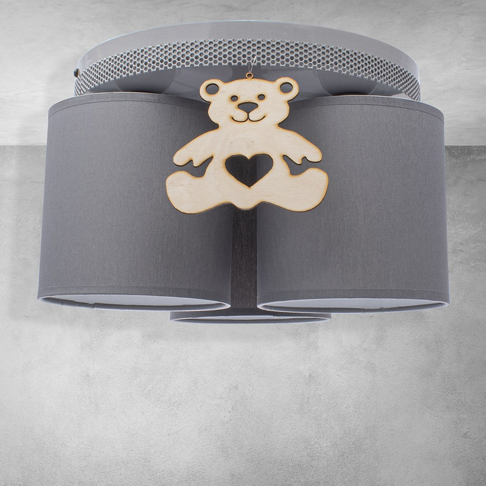 Miniaturebillede: BEAR loftslampe 3xE27