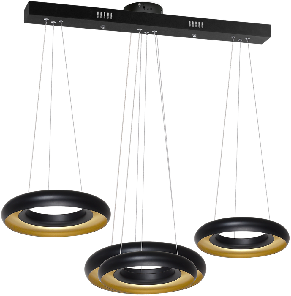 Miniaturebillede: RONDO NERO HÆNGELAMPE 36W LED
