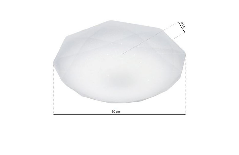 Miniaturebillede: HEX 24W LED loftslampe Ø500 mm