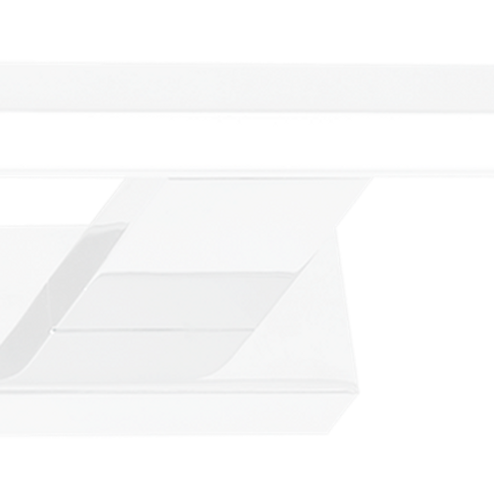 Miniaturebillede: SHINE WHITE 30cm 7W LED væglampe