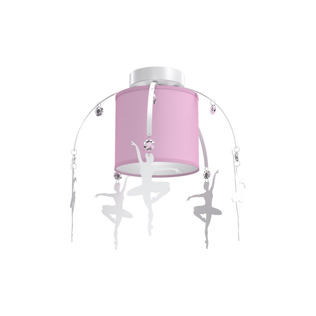 BALLETNICA PINK loftslampe 1xE27