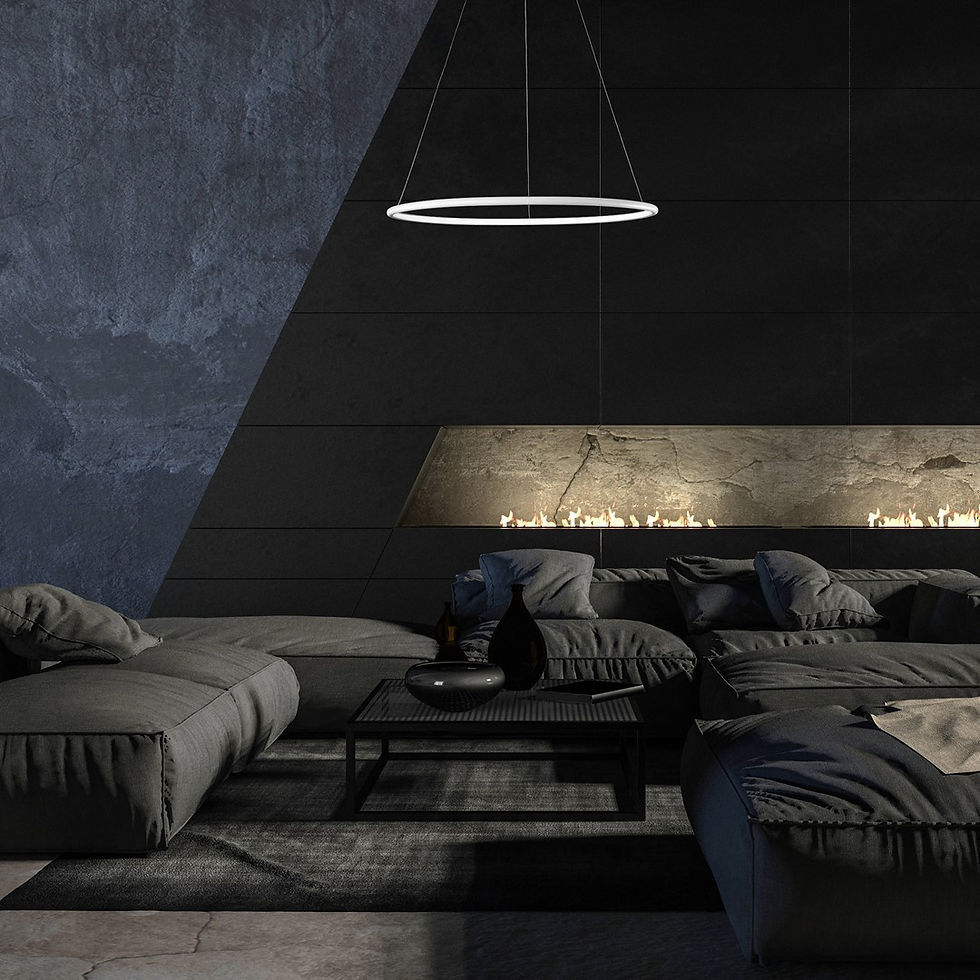 Miniaturebillede: ORION HVID HÆNGELAMPE 22W LED