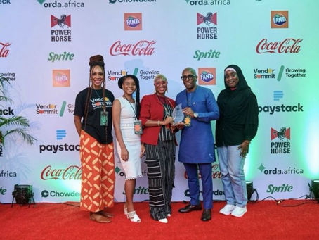 Pinnah Foods Limited Honored with Operational Efficiency Award at the Chowdeck Vendor Summit 2025