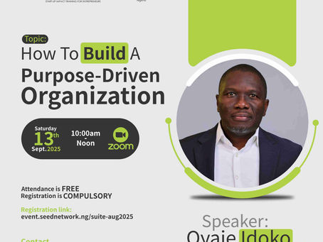 Building Purpose-Driven Companies: Lessons from the September 2025 SUITE Training