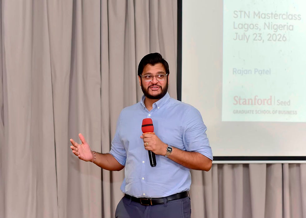 Rajan Patel, Director of Entrepreneurship and Management Programs at Stanford Seed