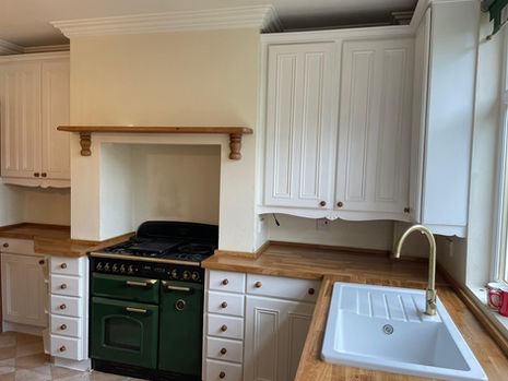 A Painted Pine kitchen in Halifax.