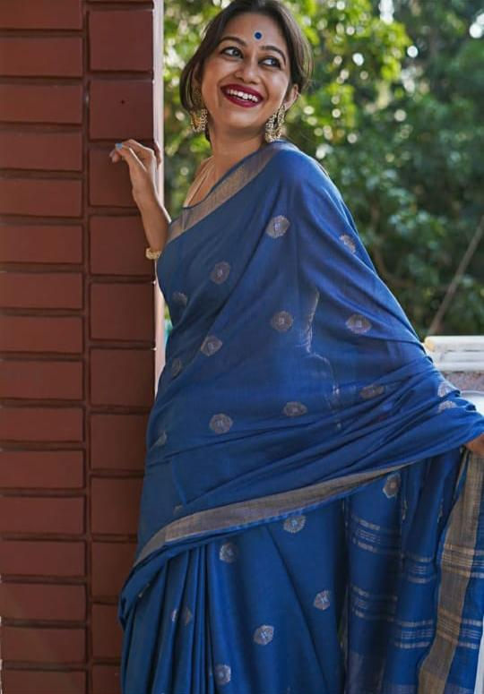 Pure Tussar Dupion Silk Saree