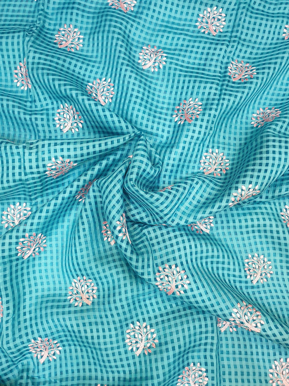 Thumbnail: Silk Embroidery Work Saree