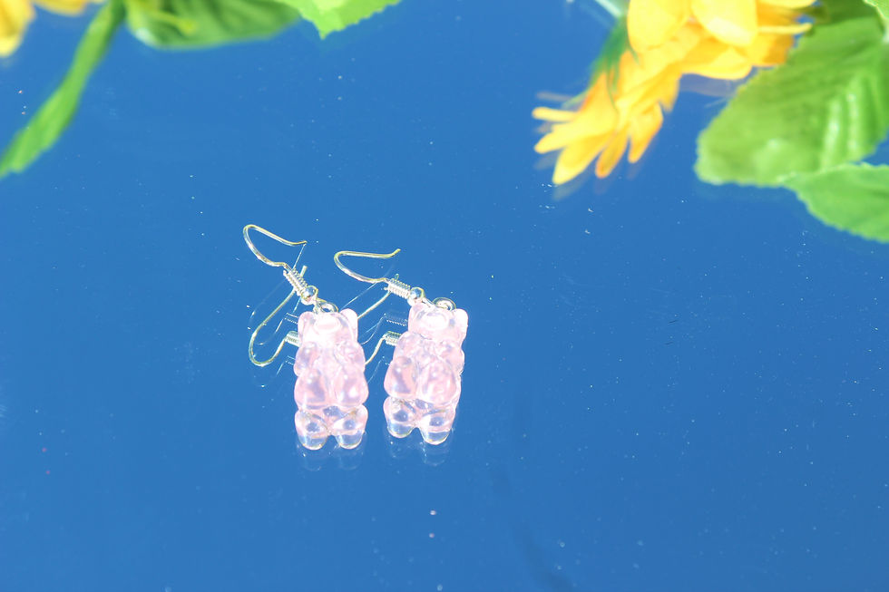 Thumbnail: Different color gummy bear earrings