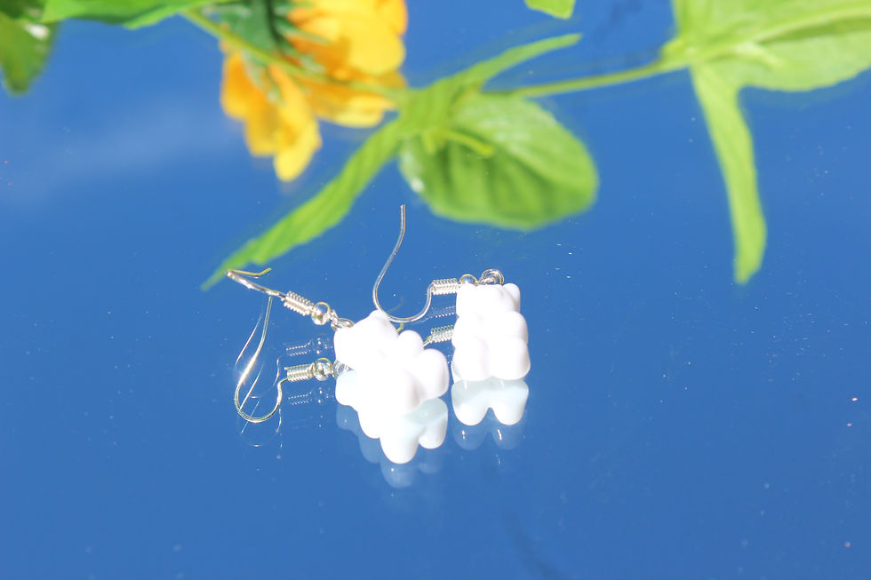 Thumbnail: Different color gummy bear earrings