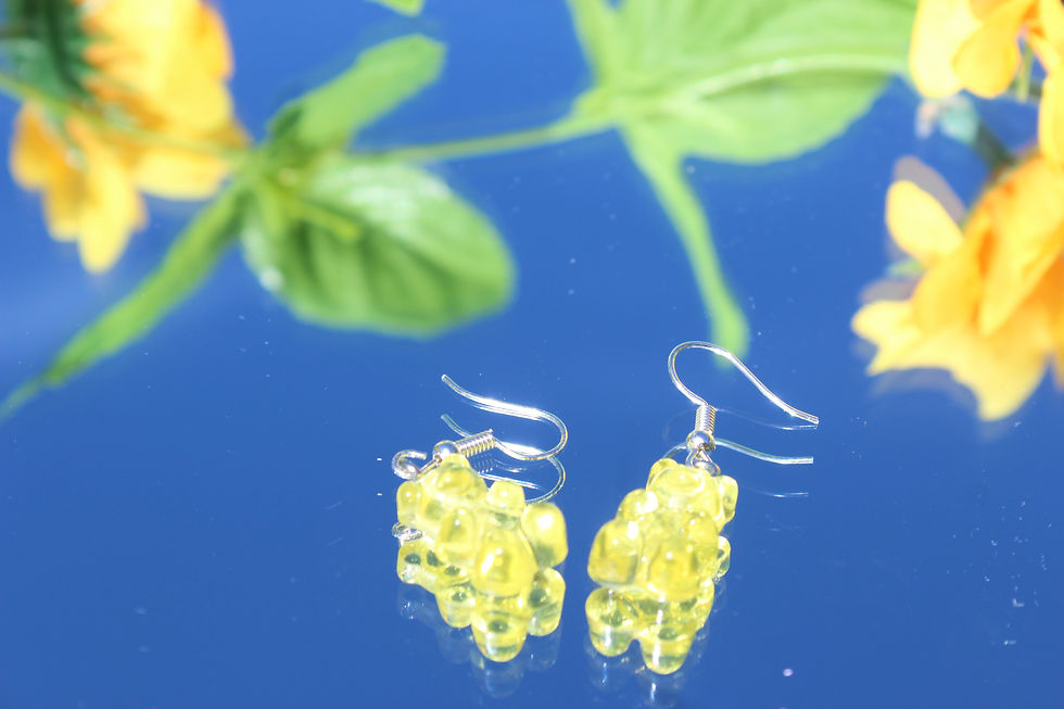 Thumbnail: Different color gummy bear earrings