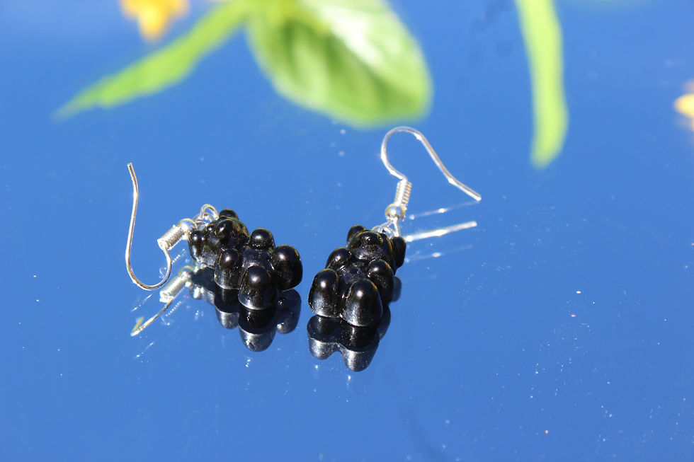 Thumbnail: Different color gummy bear earrings