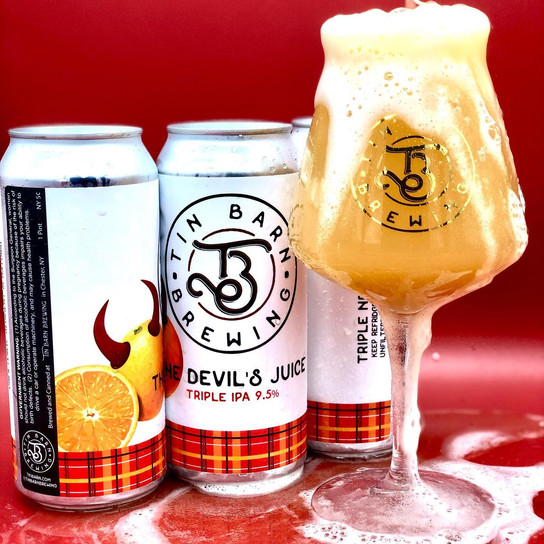 Tin Barn Brewing Devils Juice Triple IPA