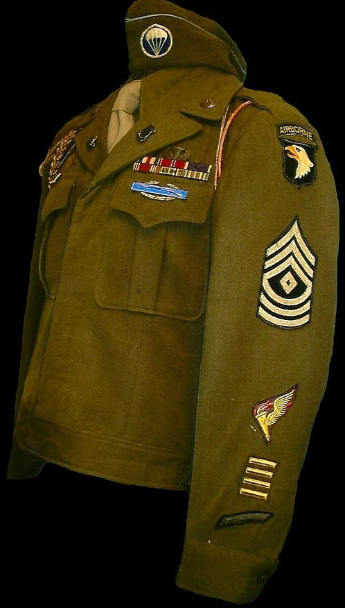 101st a-class tunic with pathfinder sleeve award