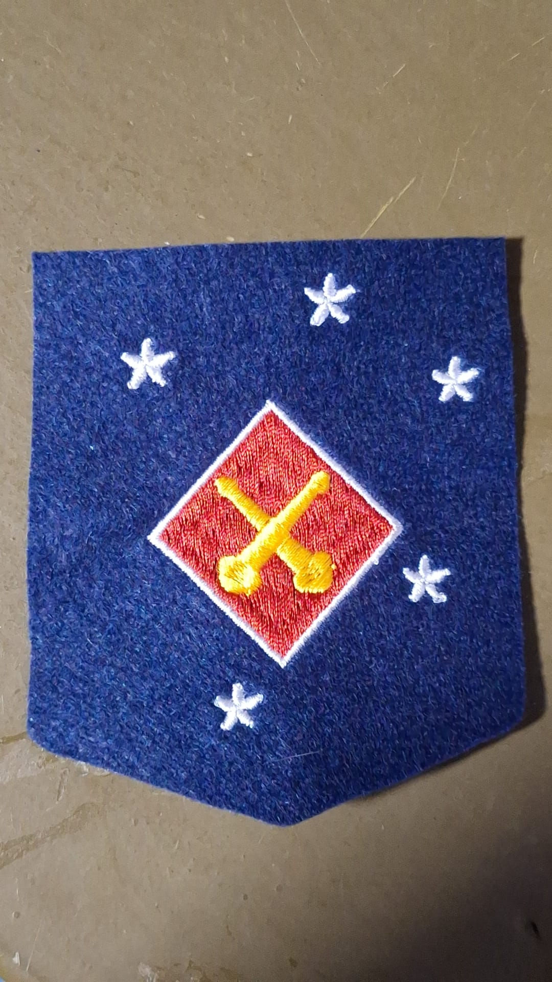USMC Amphibious Artillery Battalion 1943 Patch