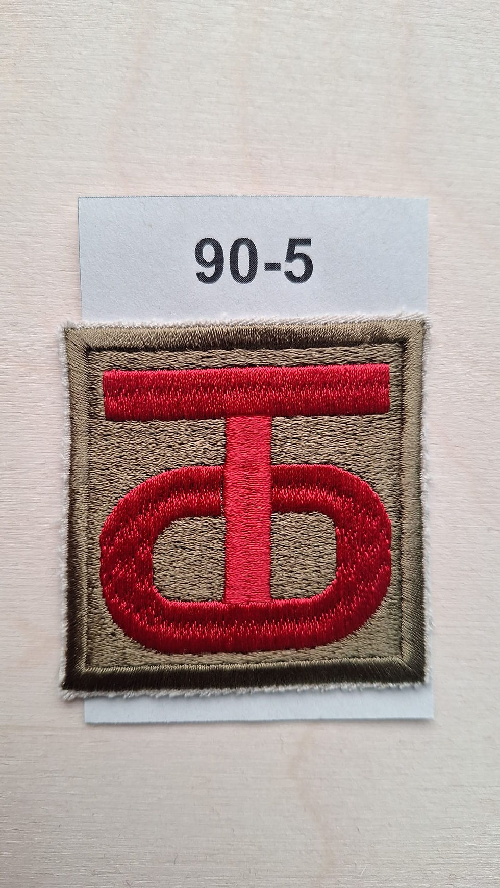 Thumbnail: TYPE 1-5 of 5 Variants - 90th Infantry Division Shoulder Patch