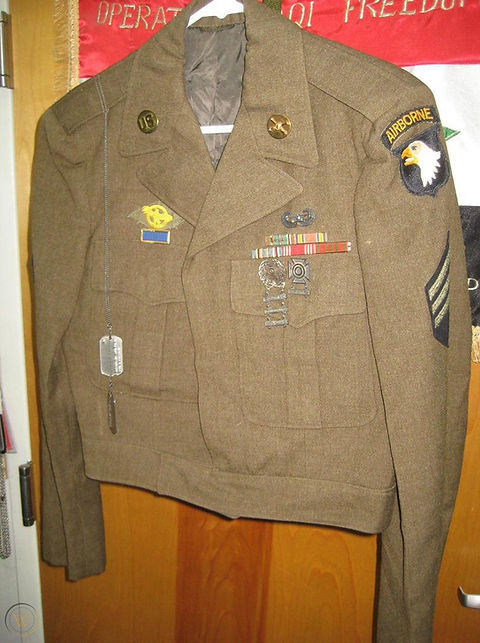 101st airborne day veteran ike jacket