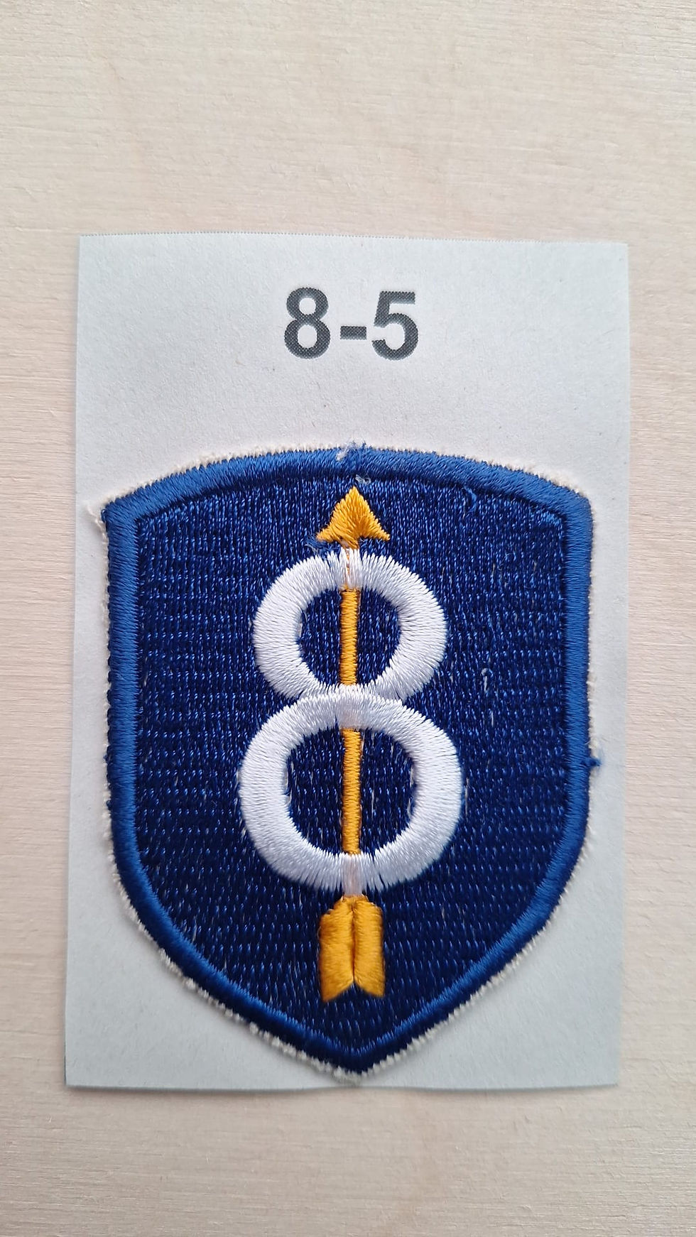 Thumbnail: TYPE 1-10 of 10 Variants - 8th Infantry Division Shoulder Patches