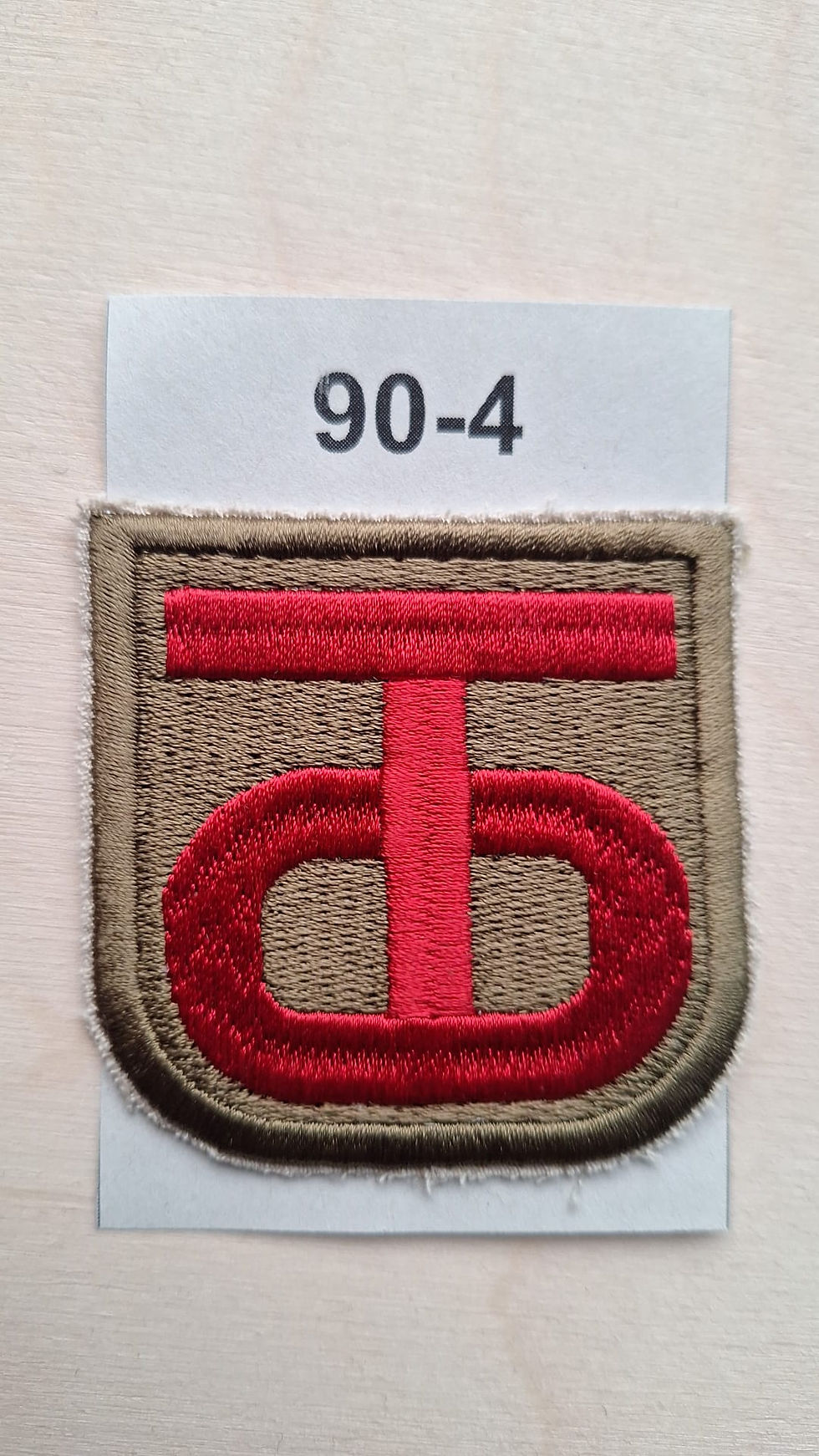 Thumbnail: TYPE 1-5 of 5 Variants - 90th Infantry Division Shoulder Patch