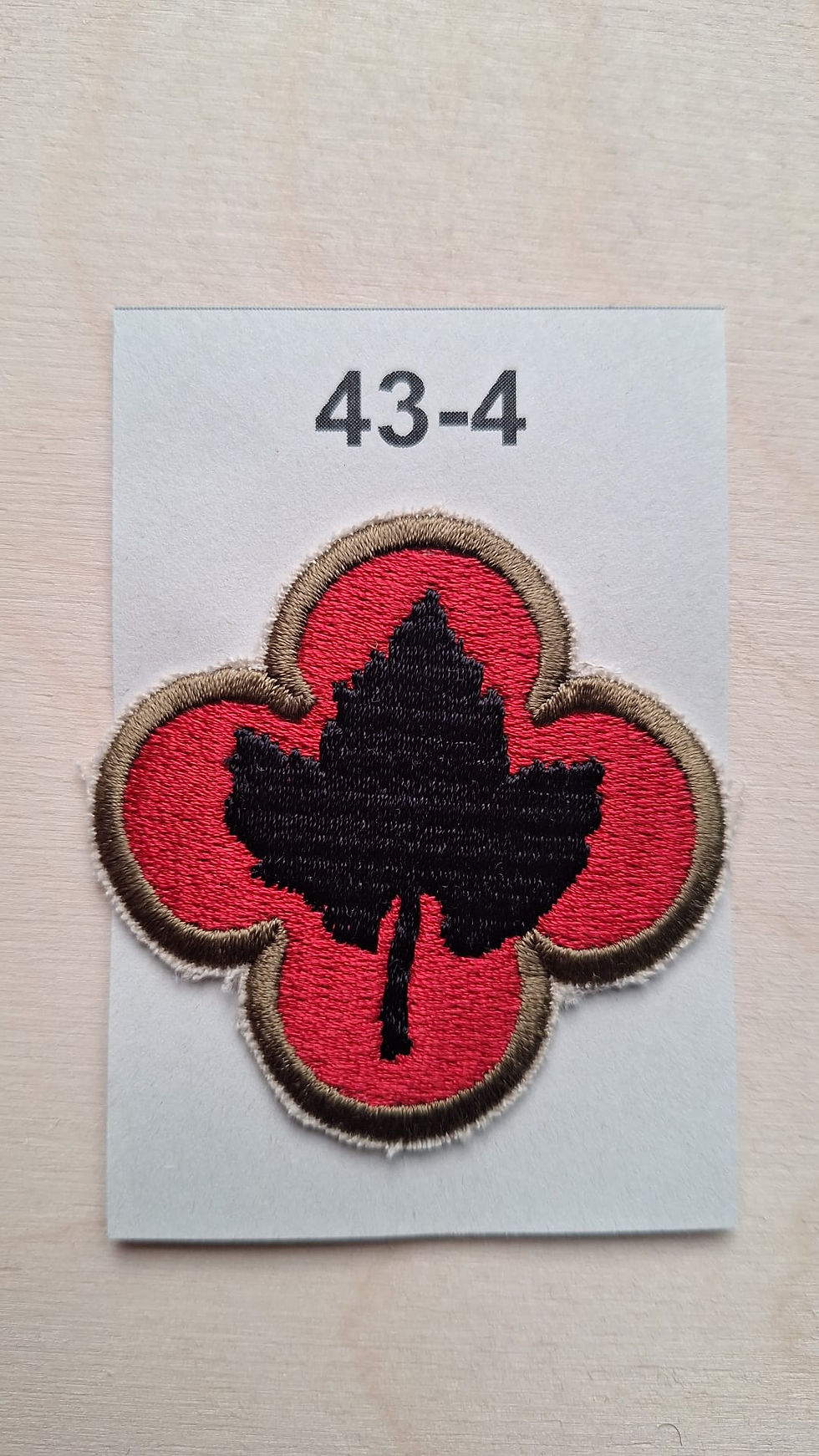 Thumbnail: TYPE 1-7 of 7 Variants - 43rd Infantry Division Shoulder Patch