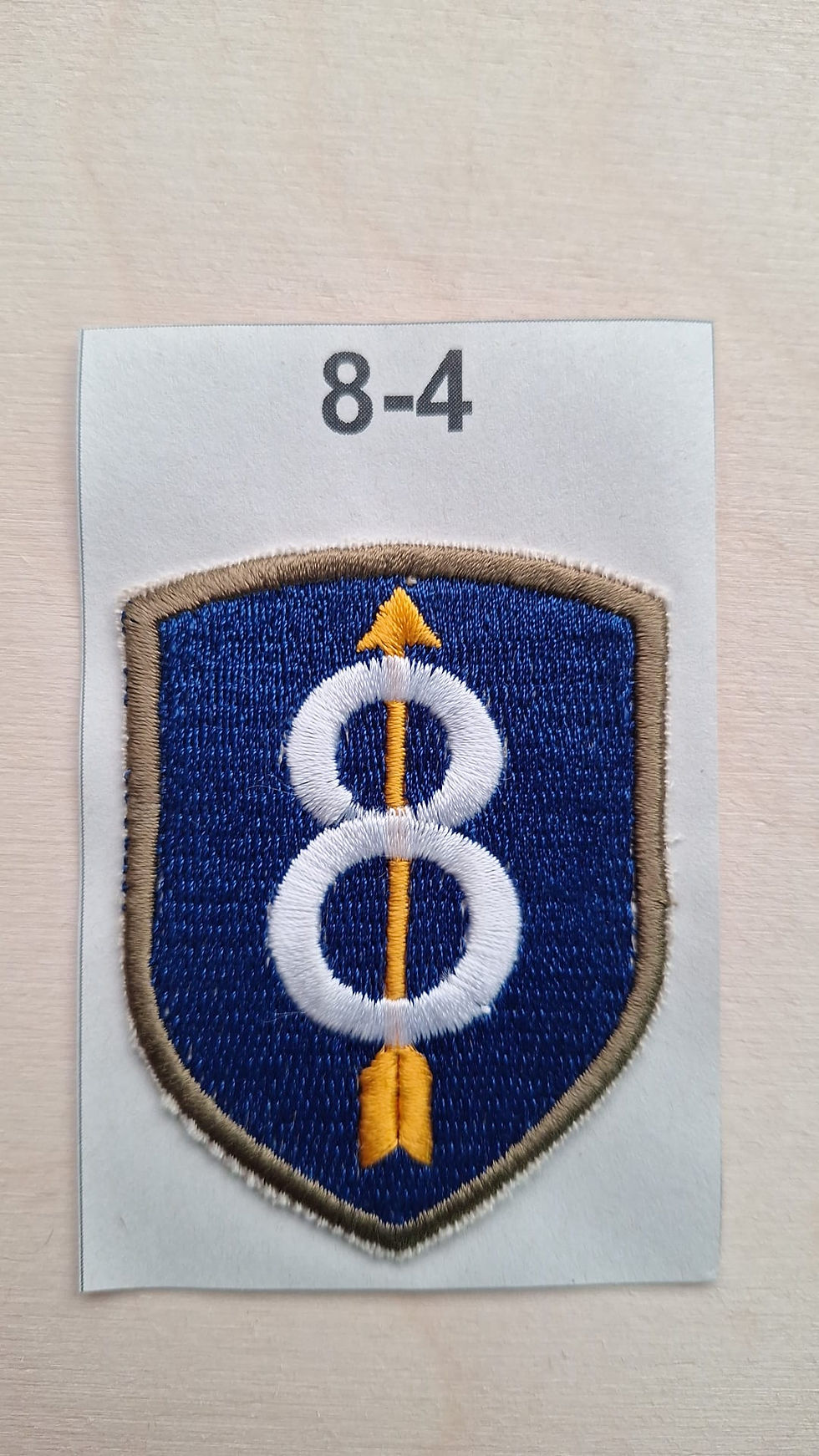 Thumbnail: TYPE 1-10 of 10 Variants - 8th Infantry Division Shoulder Patches