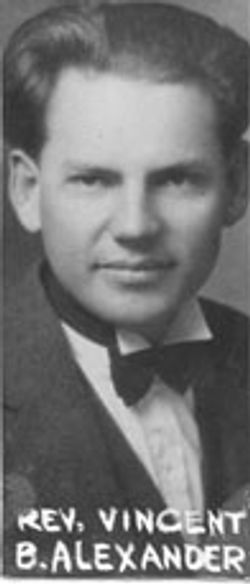 AB31 Rev. Vincent B. Alexander, 1928