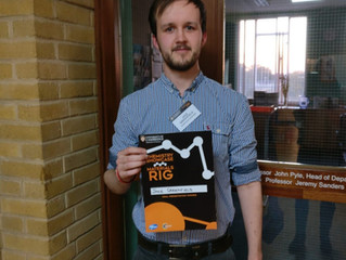 Jake Greenfield wins Best Talk at Department Symposium