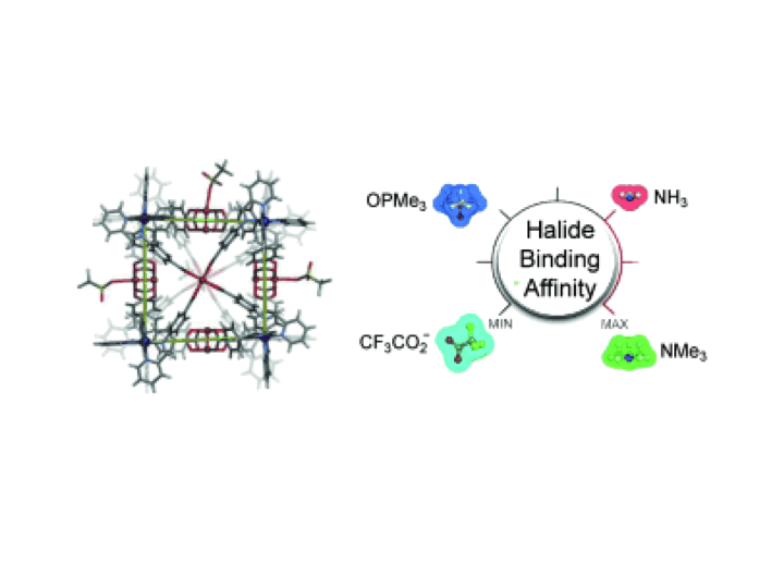 72. Bidirectional Regulation of Halide Binding in a Heterometallic Supramolecular Cube