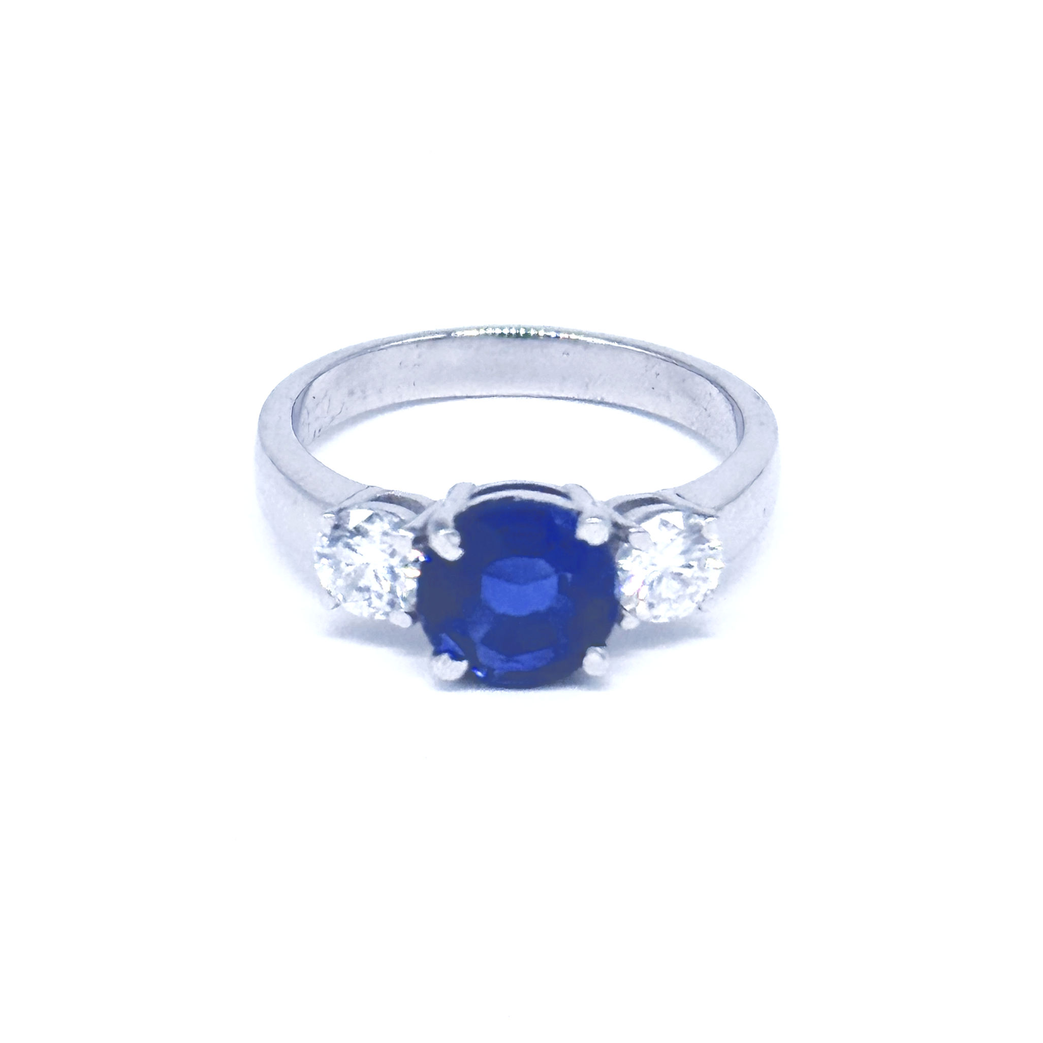 Sapphire and Diamond 14 Karat Gold Ring