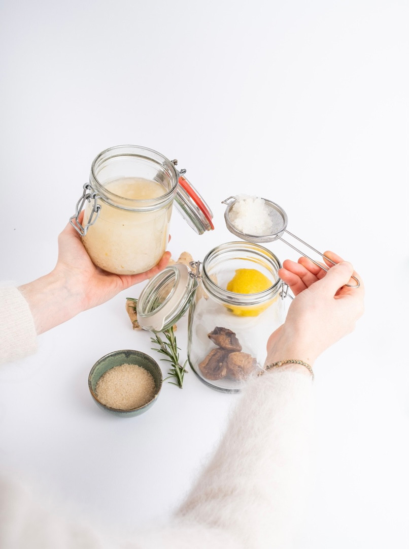 Fruit kefir , zelfgemaakte fruit kefir , biologische kefir