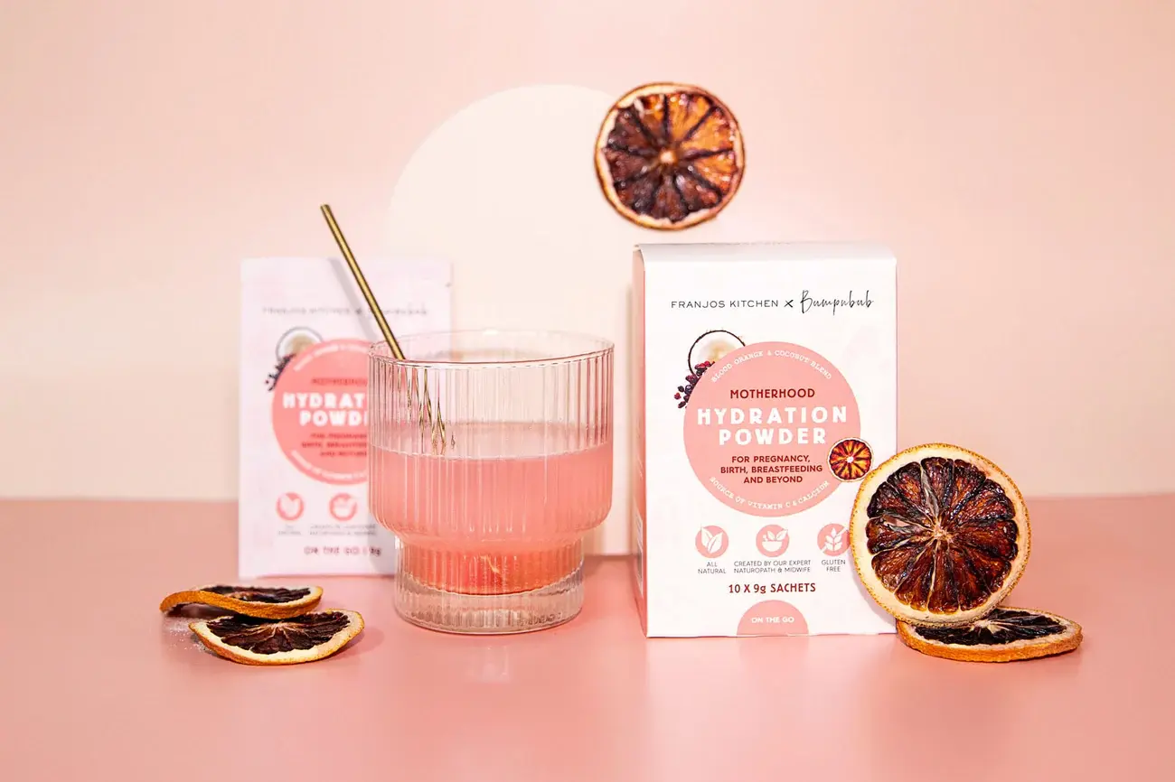 On-The-Go Blood Orange Motherhood Hydration Box  -10 Sachets