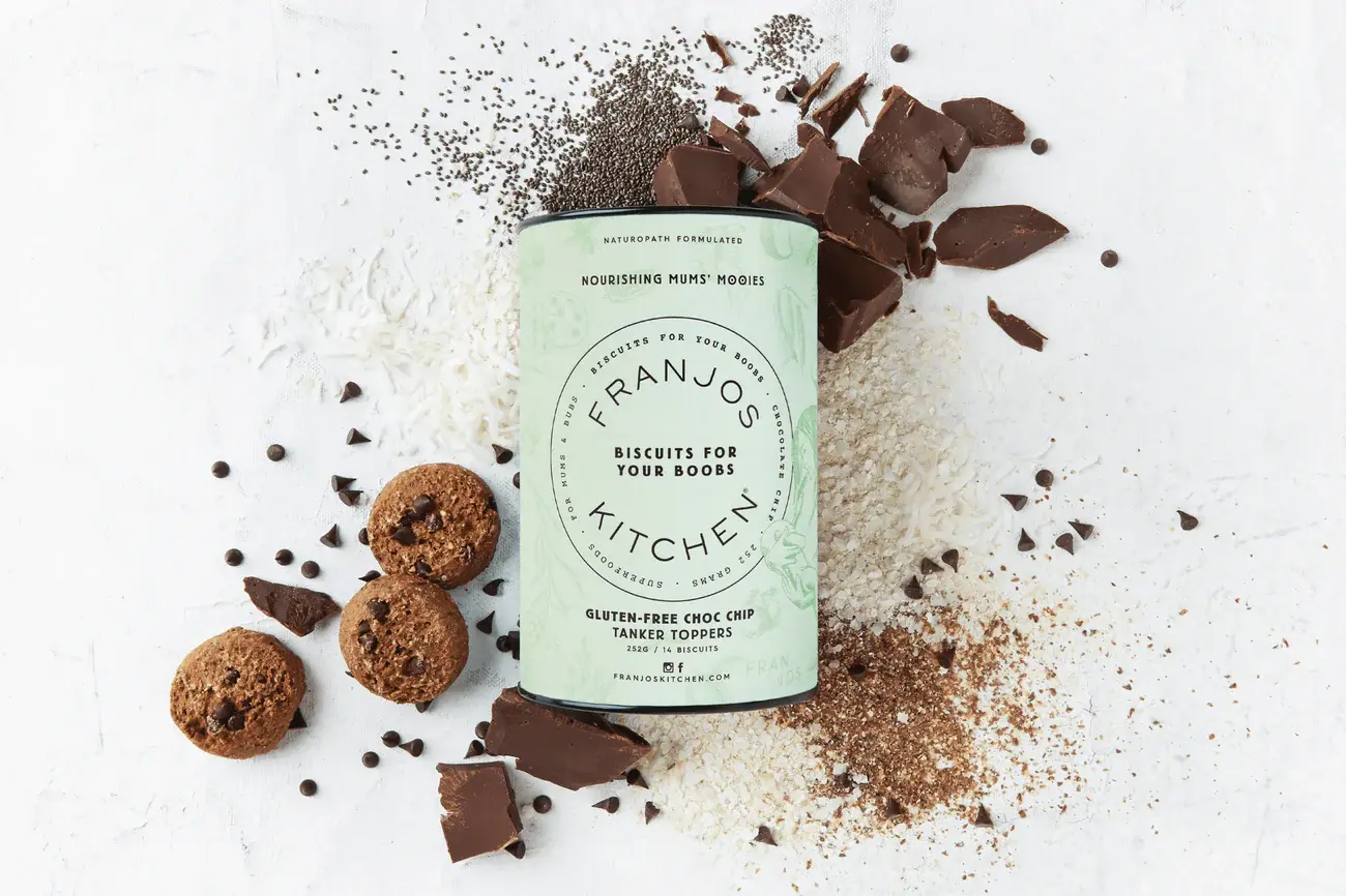 Gluten Free Choc Chip Tanker Toppers (252g / 14 Biscuits)