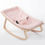 Thumbnail: Natural Wooden Rocking Baby Cradle 0-36 Months