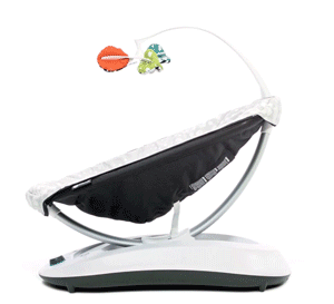 4MOMS ROCKAROO BABY ROCKER - GREY CLASSIC | Baby Care Online