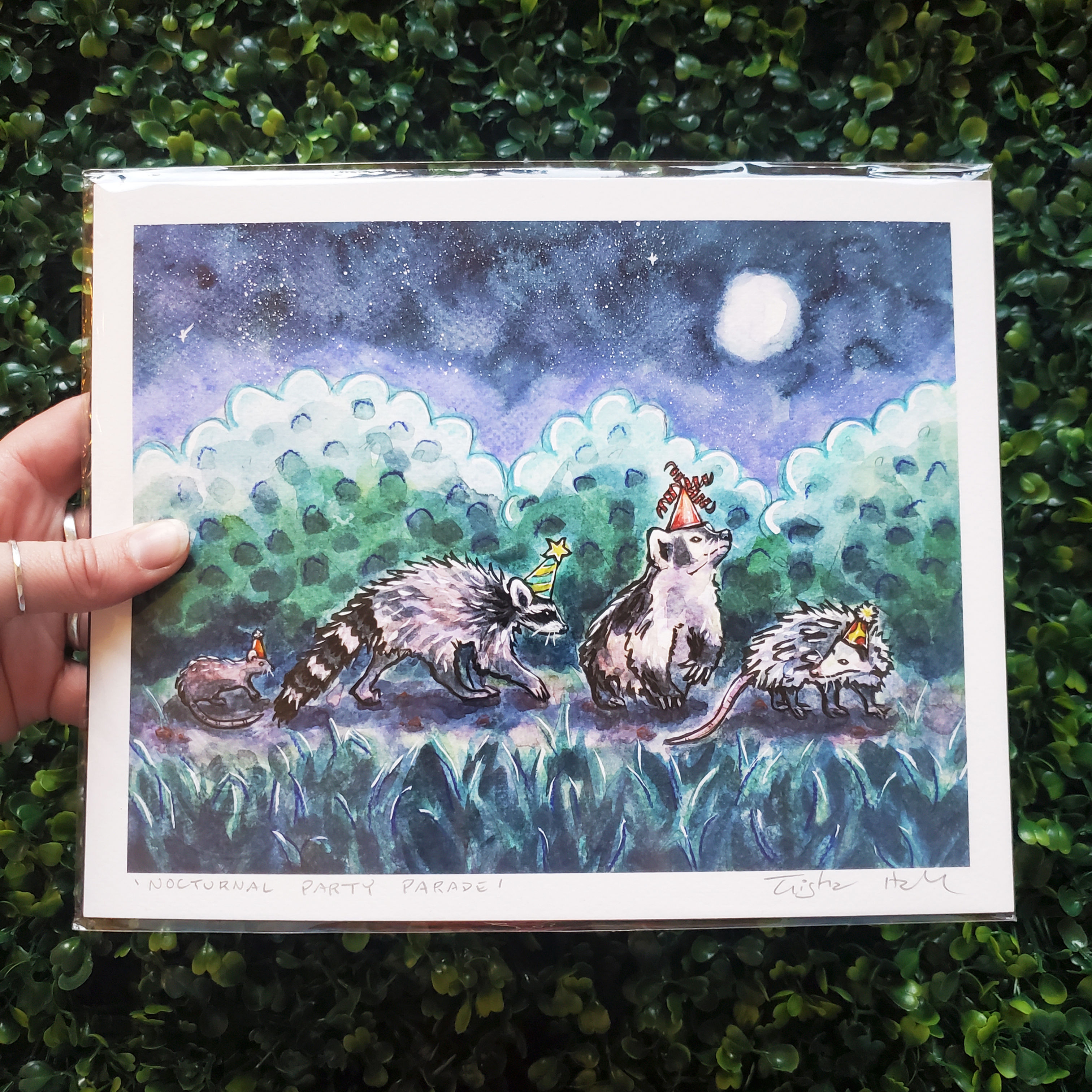 Nocturnal Party Parade - Giclee Print