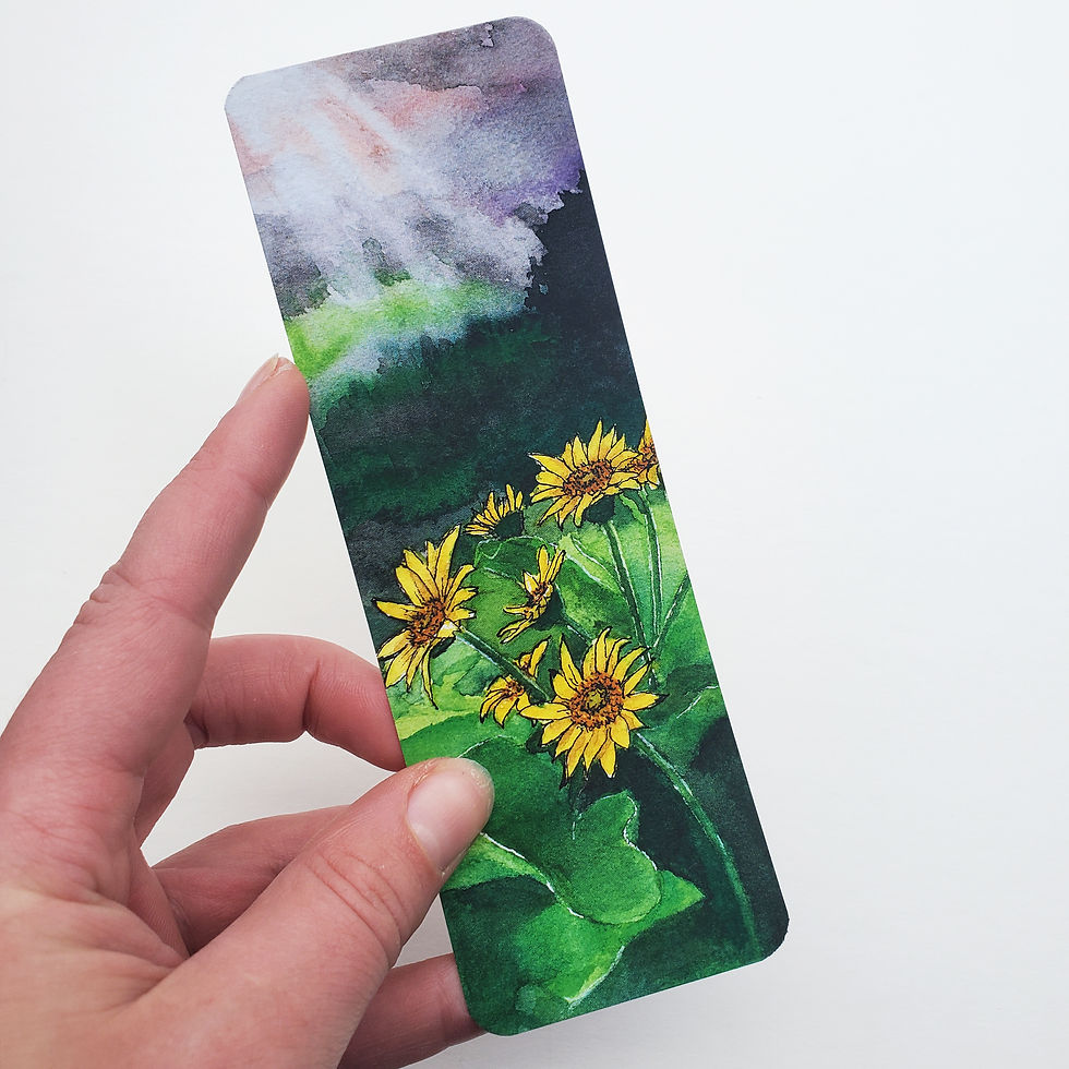 Thumbnail: Sunflower Bookmark