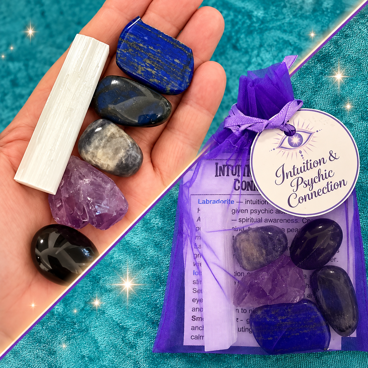 Crystal Kit for INTUITION & PSYCHIC CONNECTION