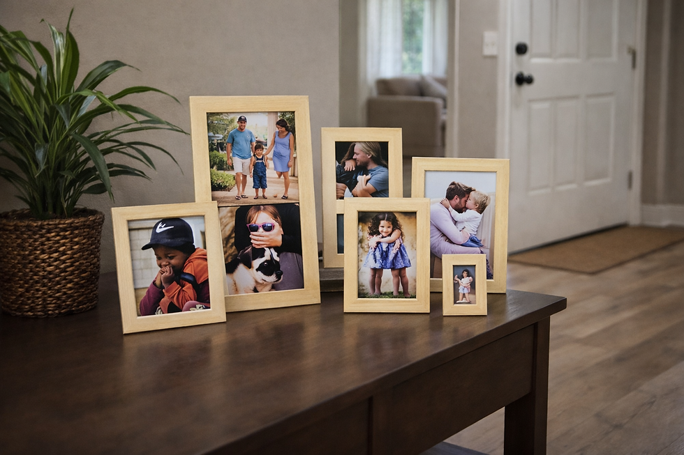 Thumbnail: Image of Picture Frames Displayed in a Home Living Room Setting