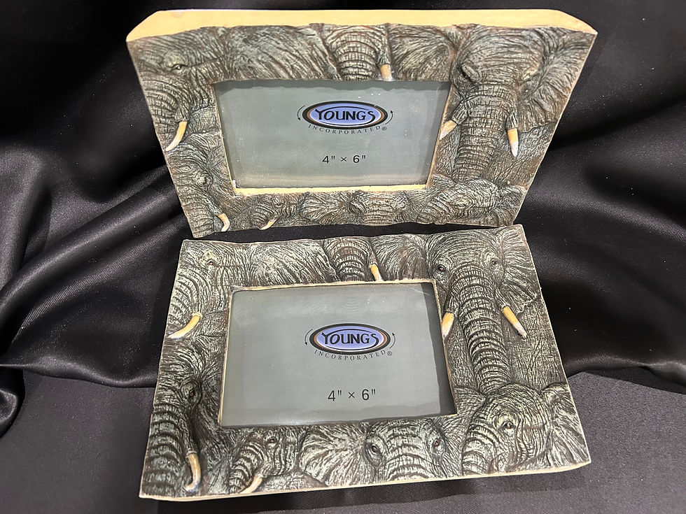 Thumbnail: Product image of Elephant Photo Frames on Black Background