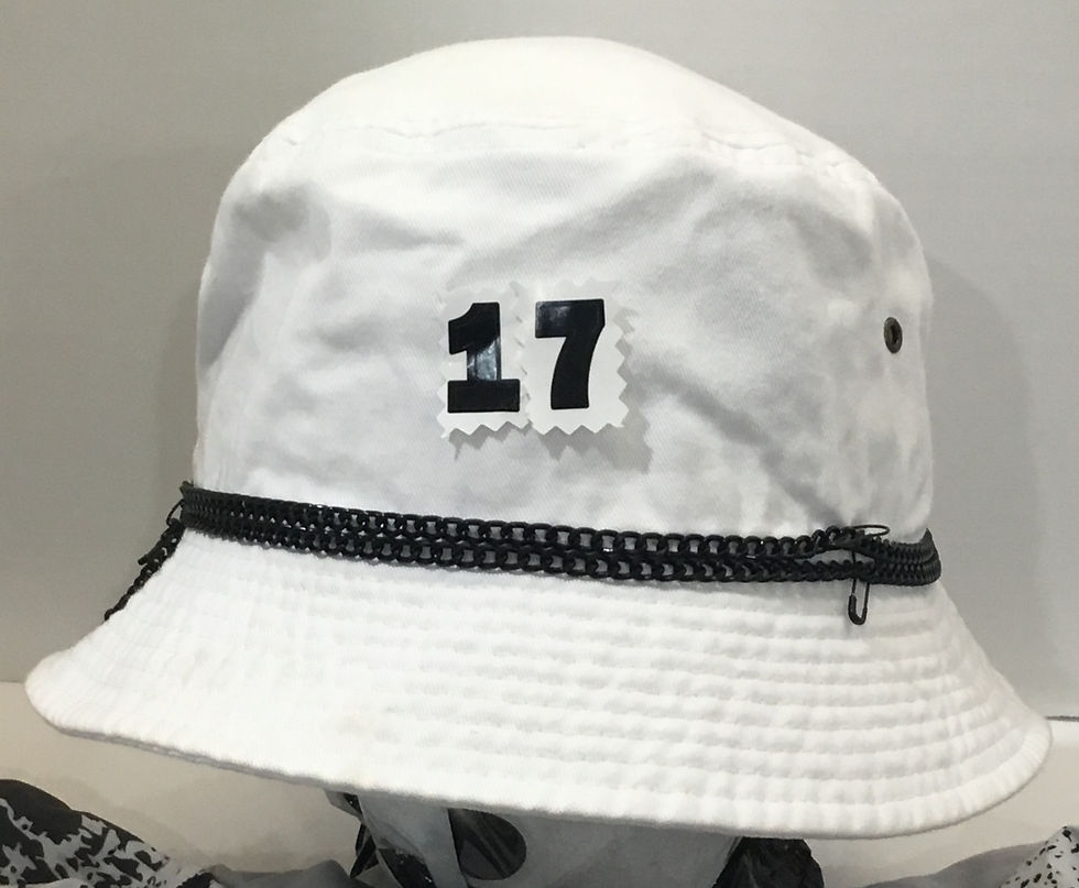Thumbnail: White Cotton Twill Bucket hats   Youth corner collection