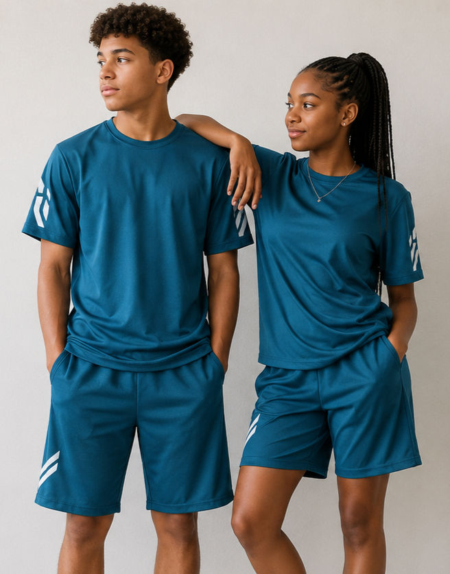 Unisex T-Shirt and Shorts Set