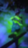 Thumbnail: UV lights making the foam glow