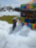 Thumbnail: Kid reaching for foam FPS Foam Cannon Foam Party Solutions Foam Machine