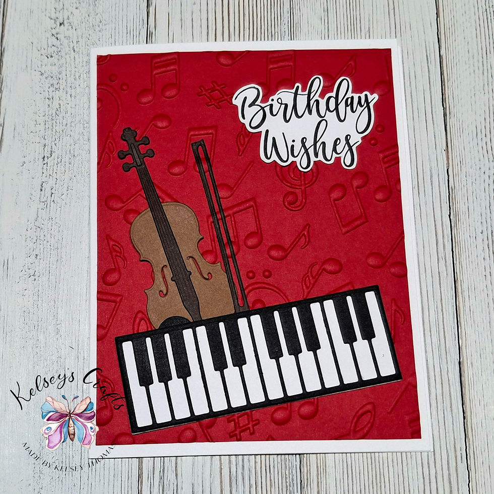 Spellbinders Mini Musical Instruments and Musical Notes