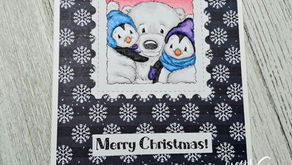 Christmas in July #27 - Whimsy Stamps Penguins
