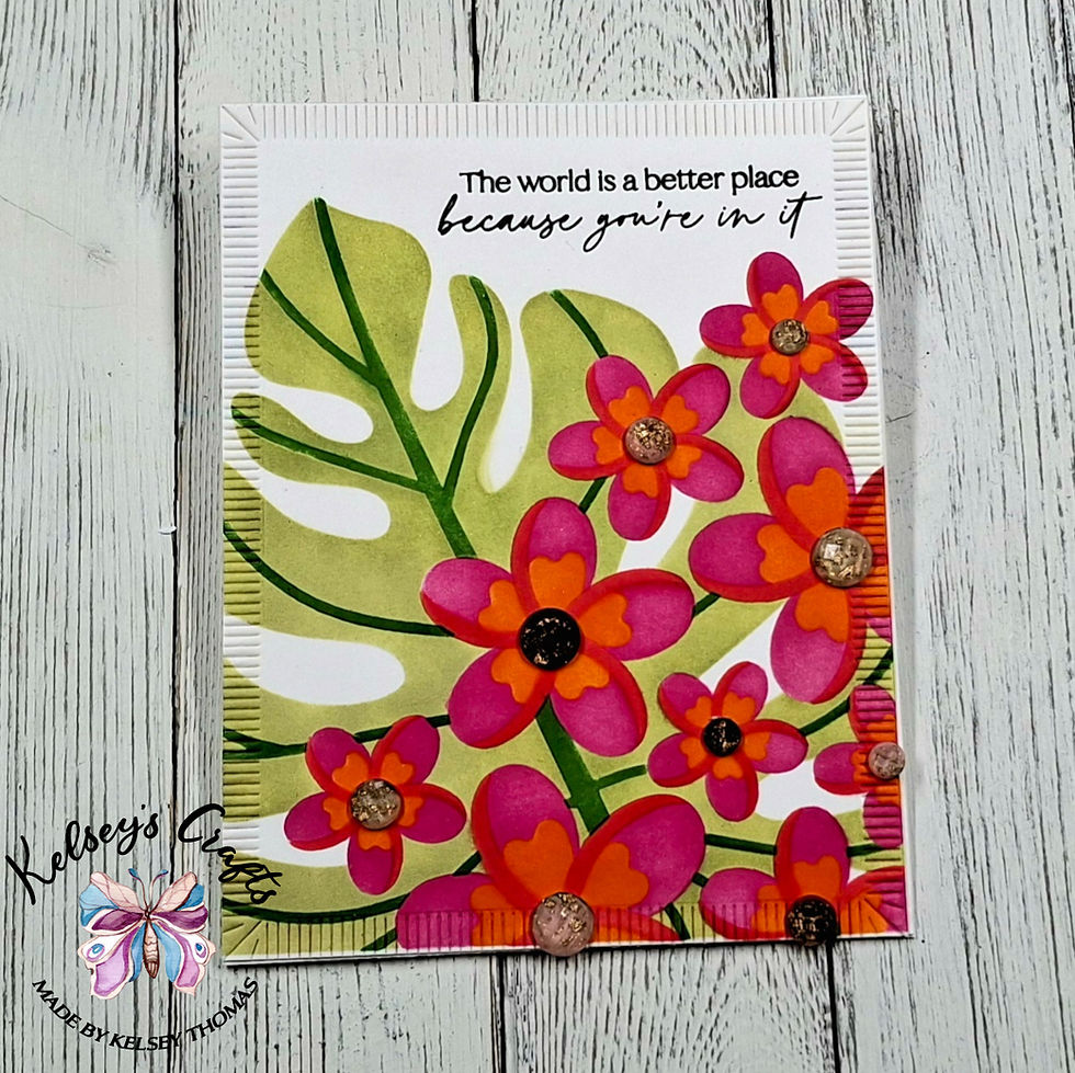 Spellbinders June 2026 SOM Club - Plumeria Spray