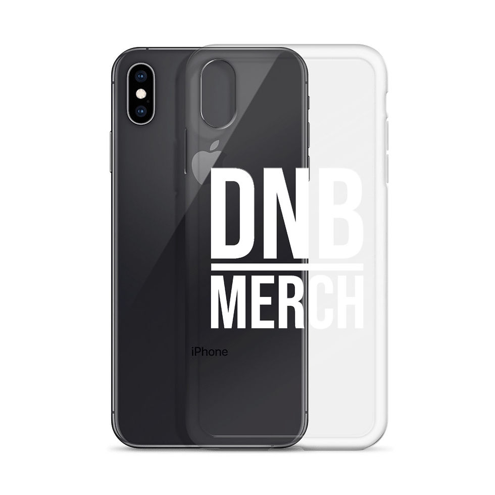 Thumbnail: DNB-Merch White iPhone Case